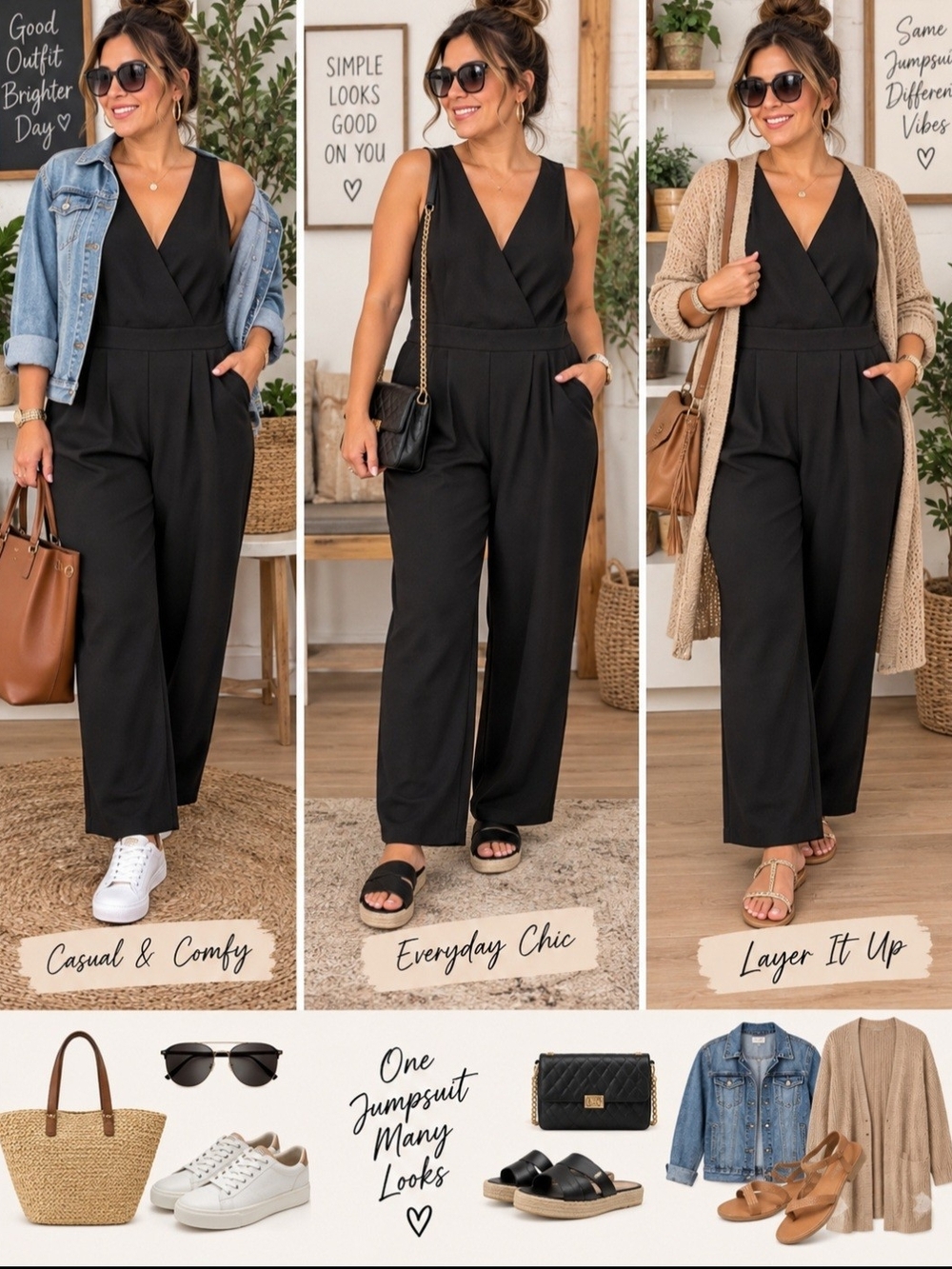 **torrid Black Sleeveless V-Neck Wide-Leg Jumpsuit Pit 24.5 Inseam 28" W/pockets
